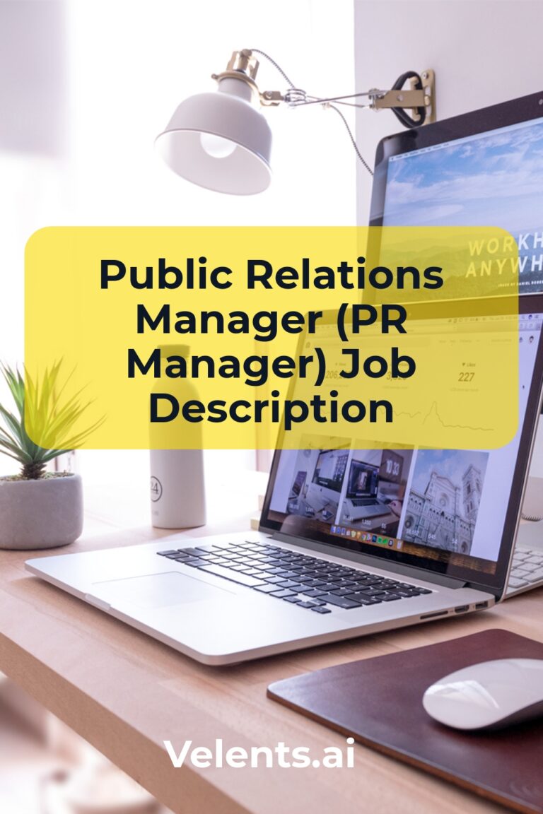 Public Relations Manager (PR Manager)